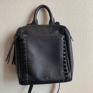 Black leather The SAK convertible backpack/purse.